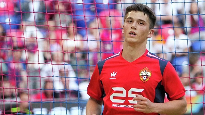 Игрок ЦСКА Глебов вошел в топ три футболистов до 21 года по числу ускорений