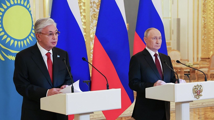 Путин рассказал о проектах, реализуемых компаниями из России и Казахстана