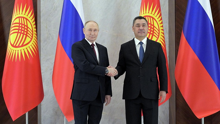 Путин назвал долю расчетов России и Киргизии в нацвалютах